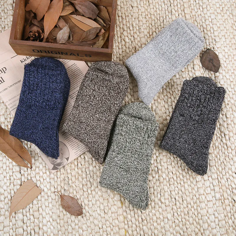 5pairs Men's Warm Thick Socks