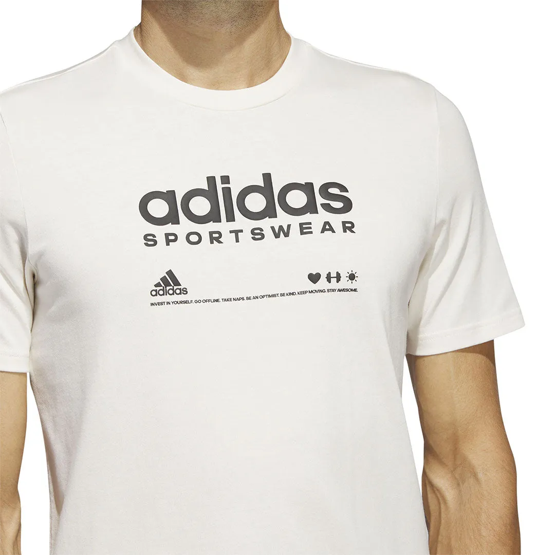 adidas - Men's Lounge Graphic T-Shirt (HR3002)