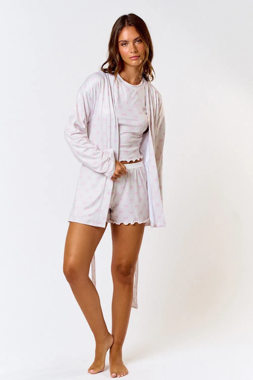 Bow Robe - PINK