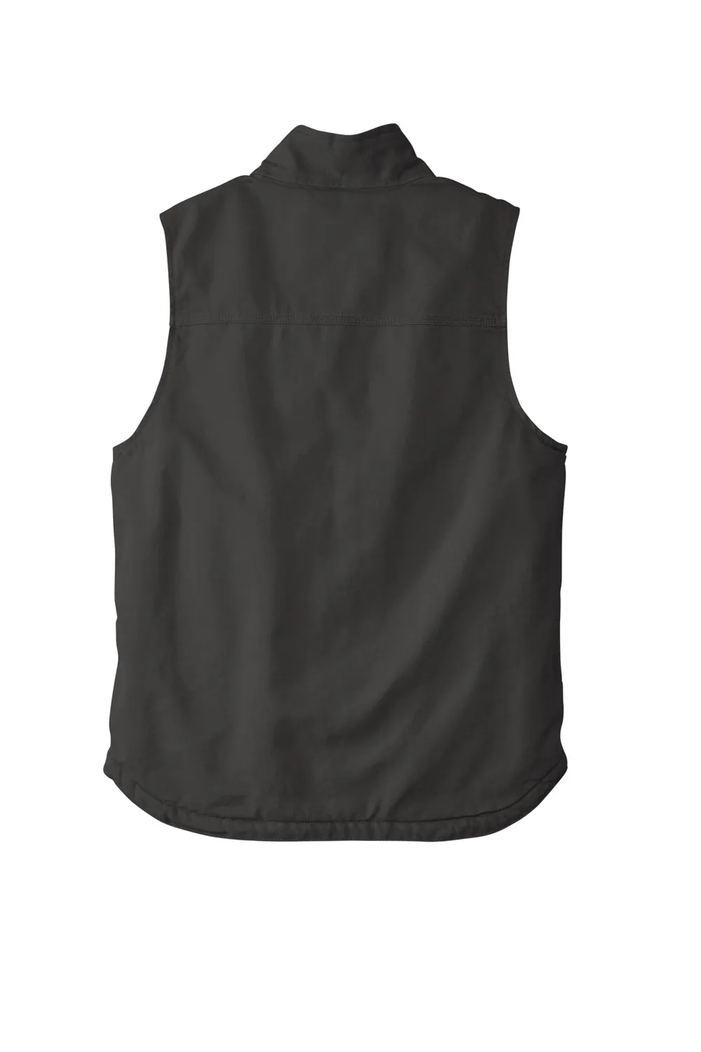 Carhartt Mens Sherpa Lined Mock Neck Full Zip Vest - Gravel Grey