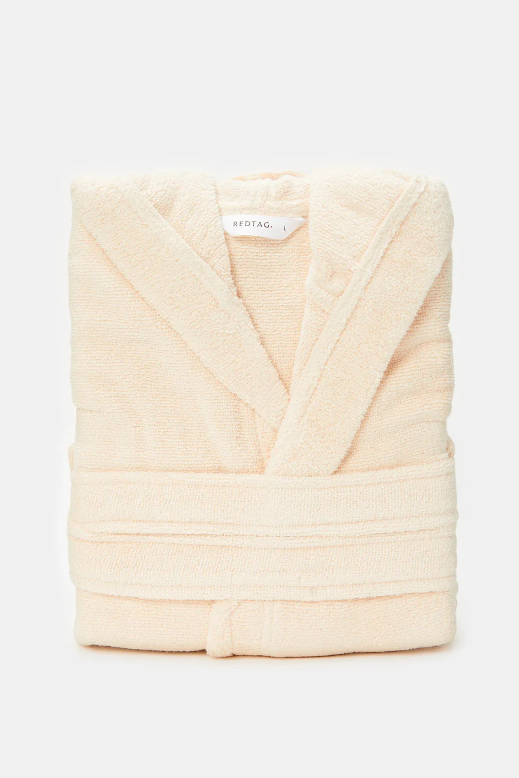 Cream Hooded Kids Bathrobe
