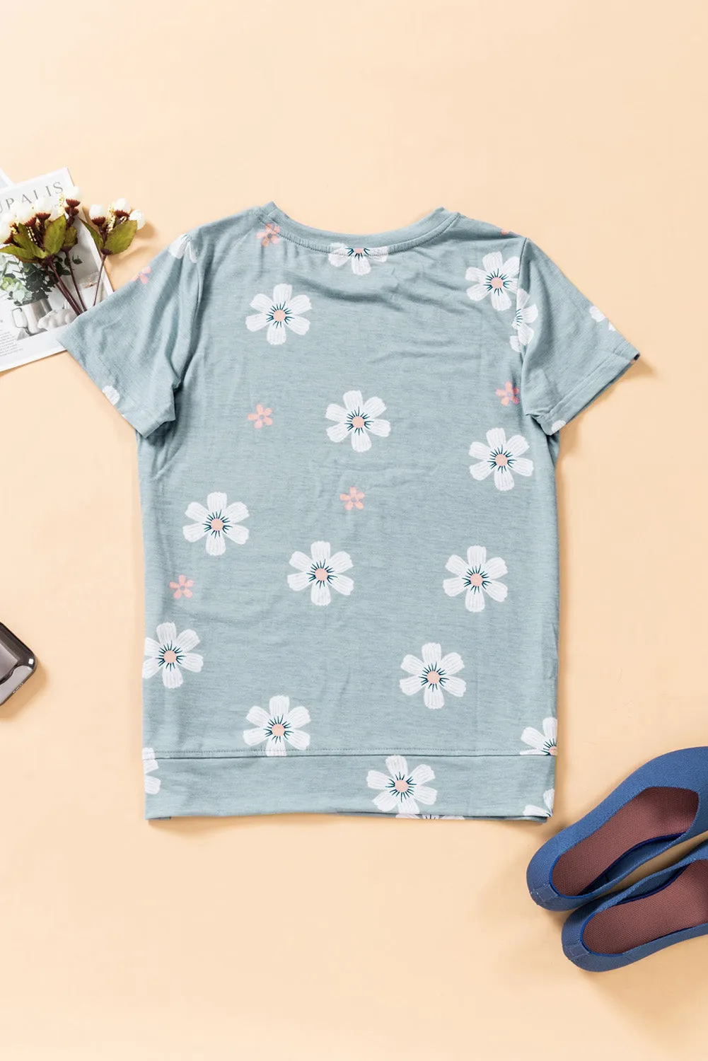 Floral Pattern T-Shirt