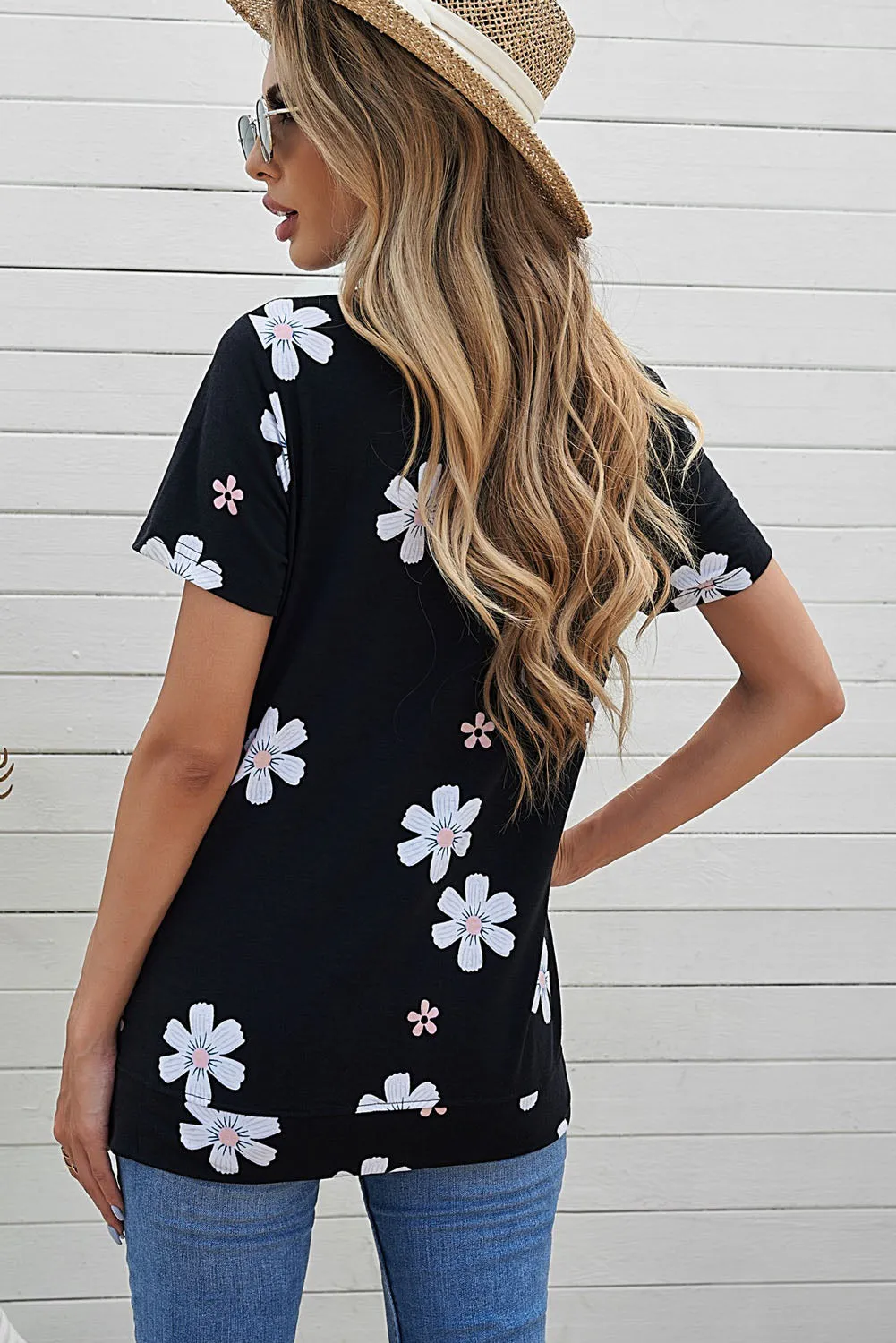 Floral Pattern T-Shirt