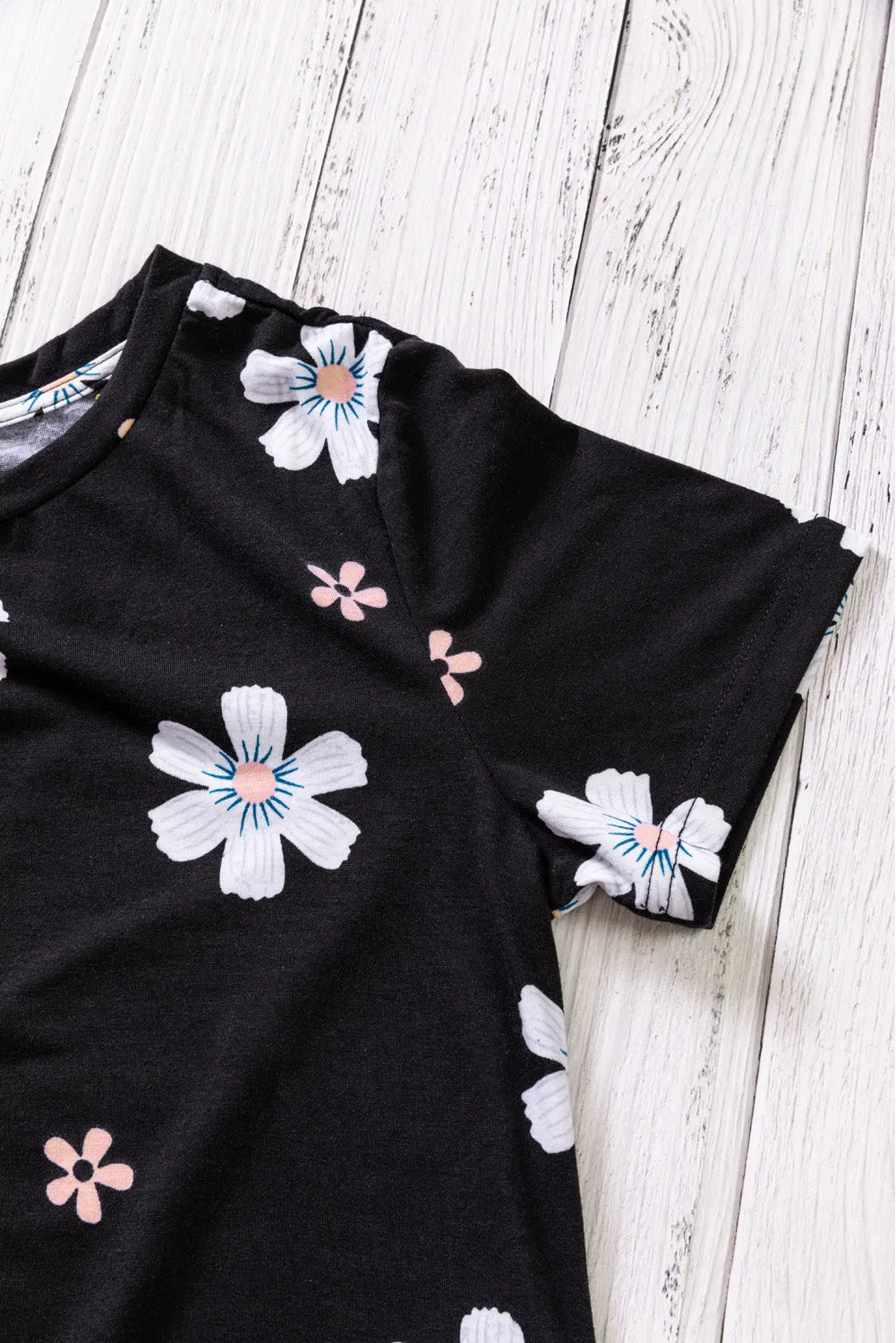 Floral Pattern T-Shirt