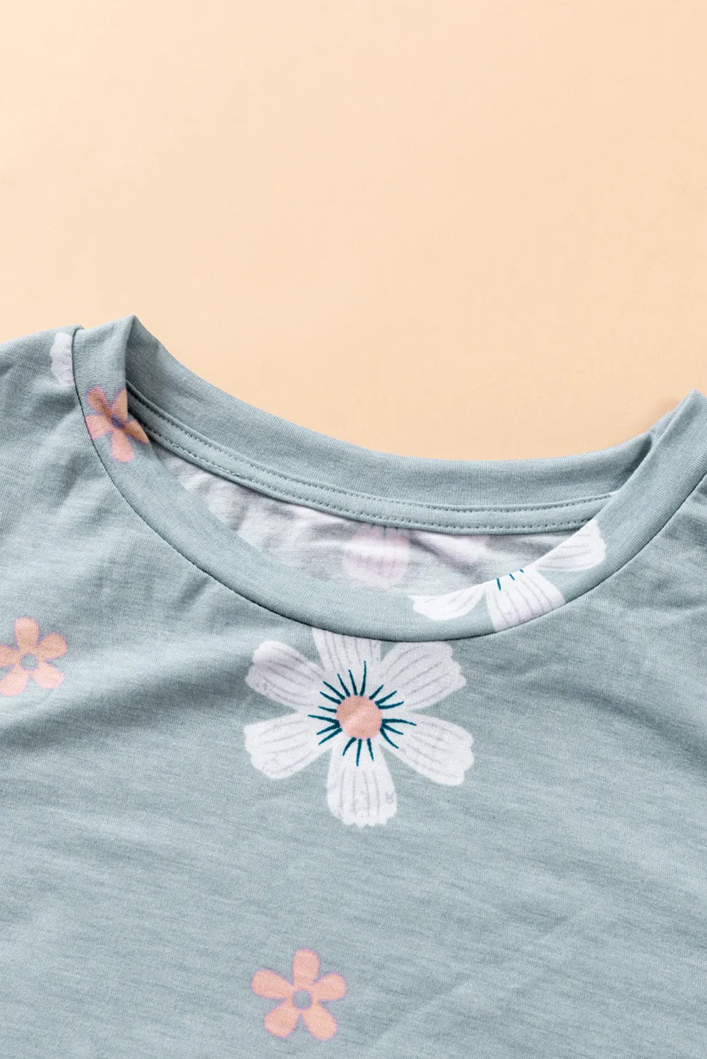 Floral Pattern T-Shirt