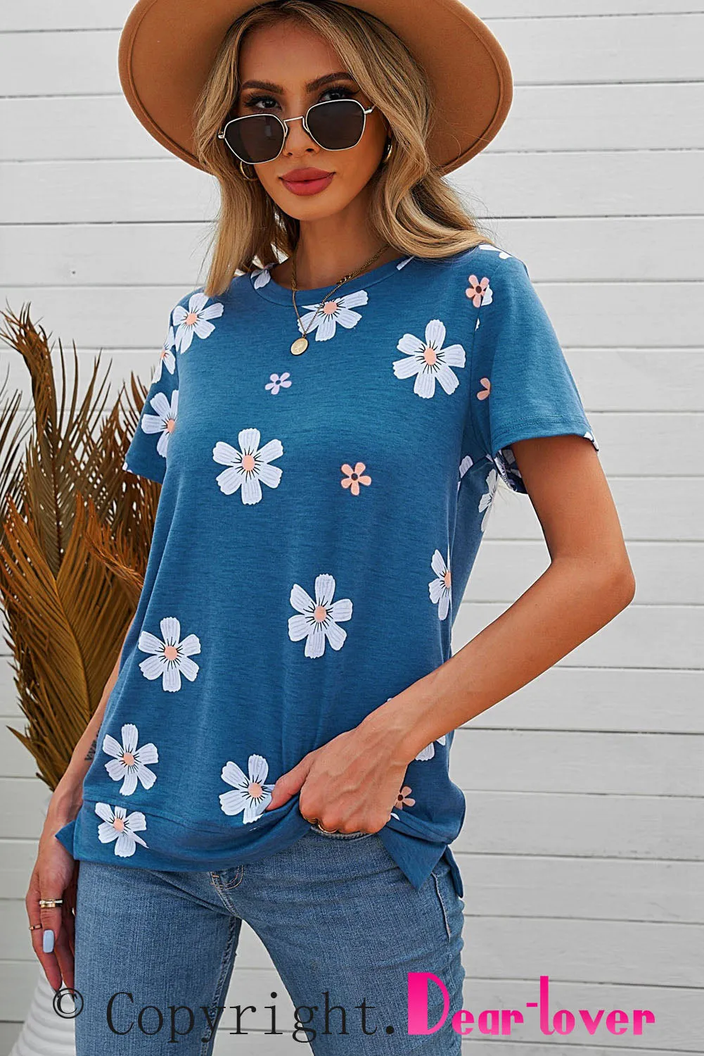 Floral Pattern T-Shirt