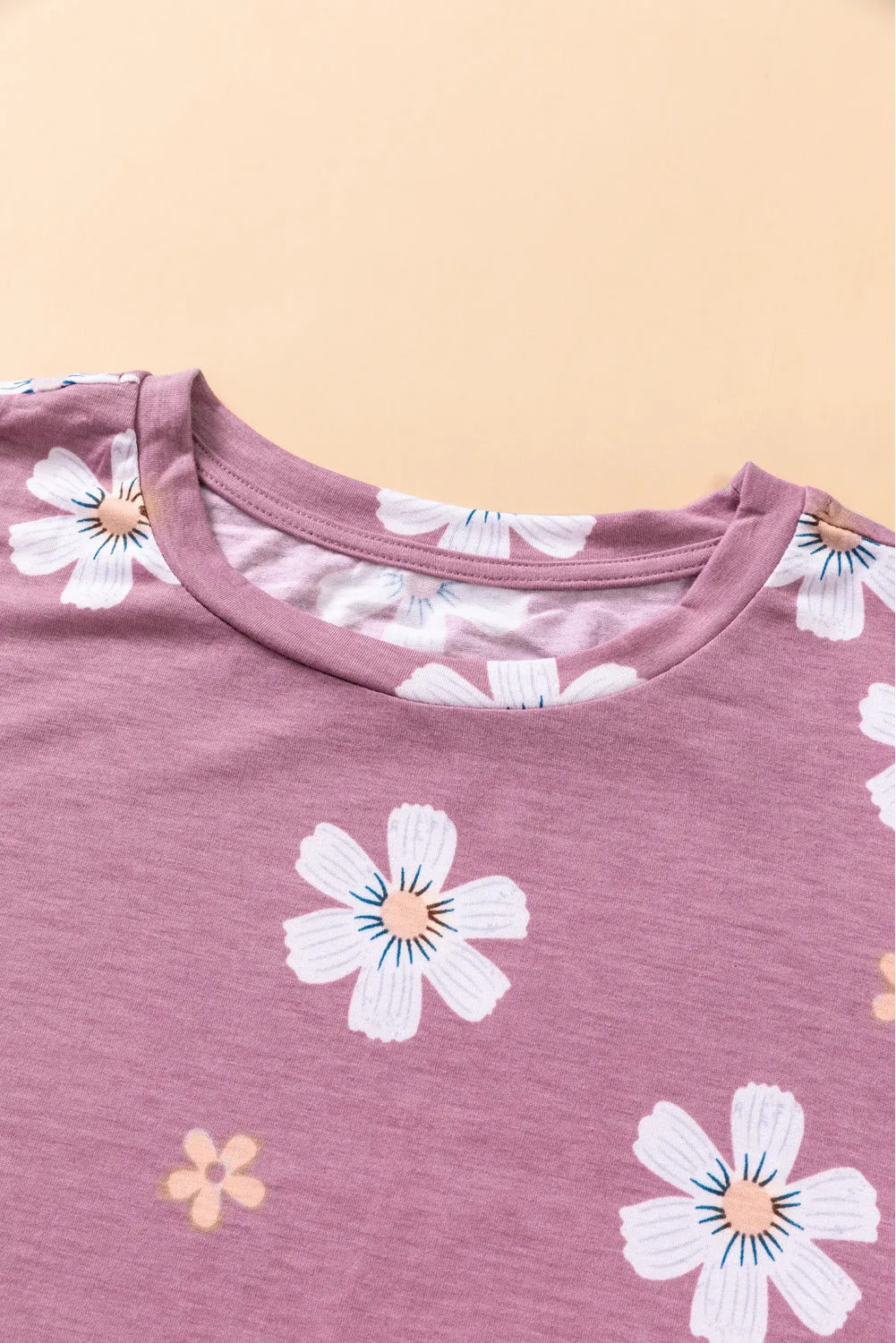 Floral Pattern T-Shirt