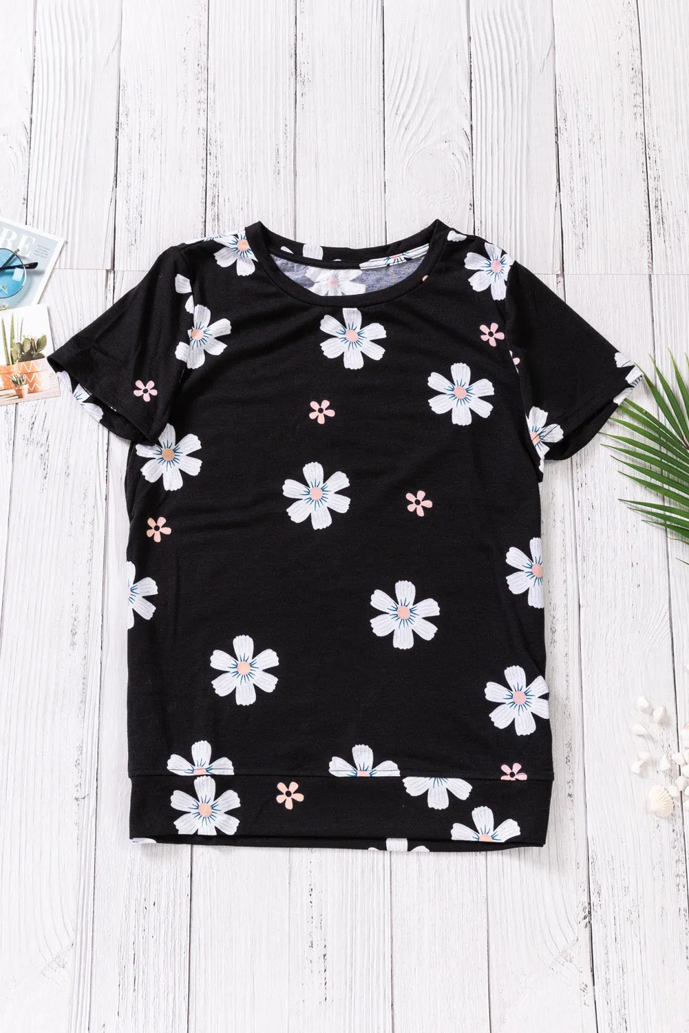 Floral Pattern T-Shirt