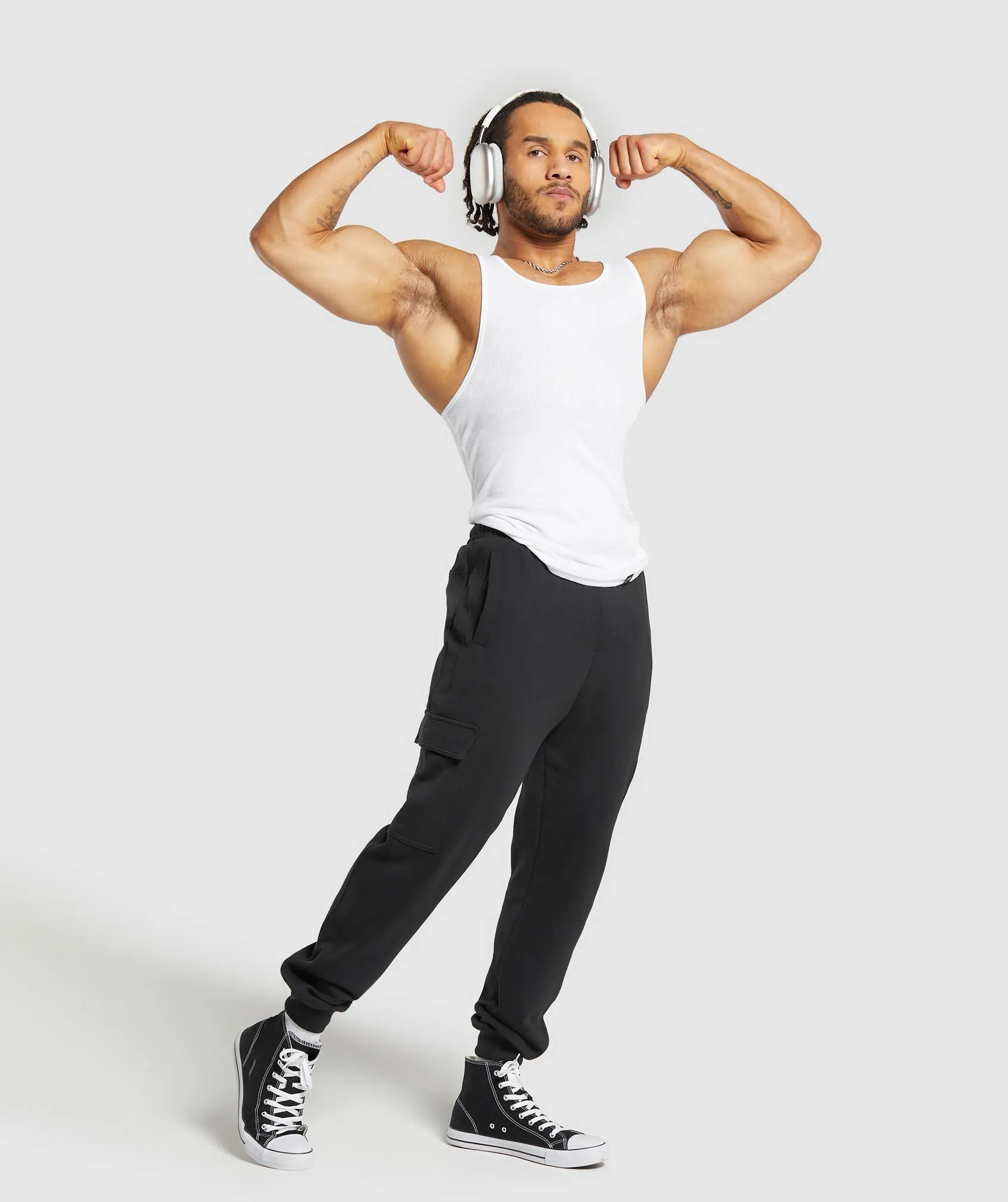 Gymshark Ribbed Tank 3 Pack - White
