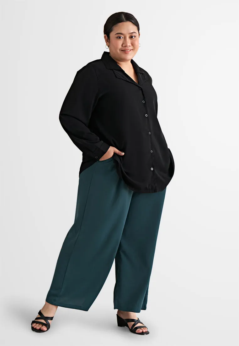 Kadia Elegant Wide Leg Pants