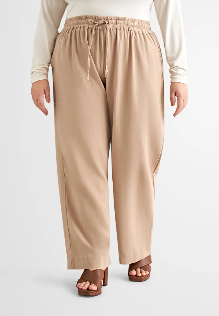 Laine Linen Drawstring Pants