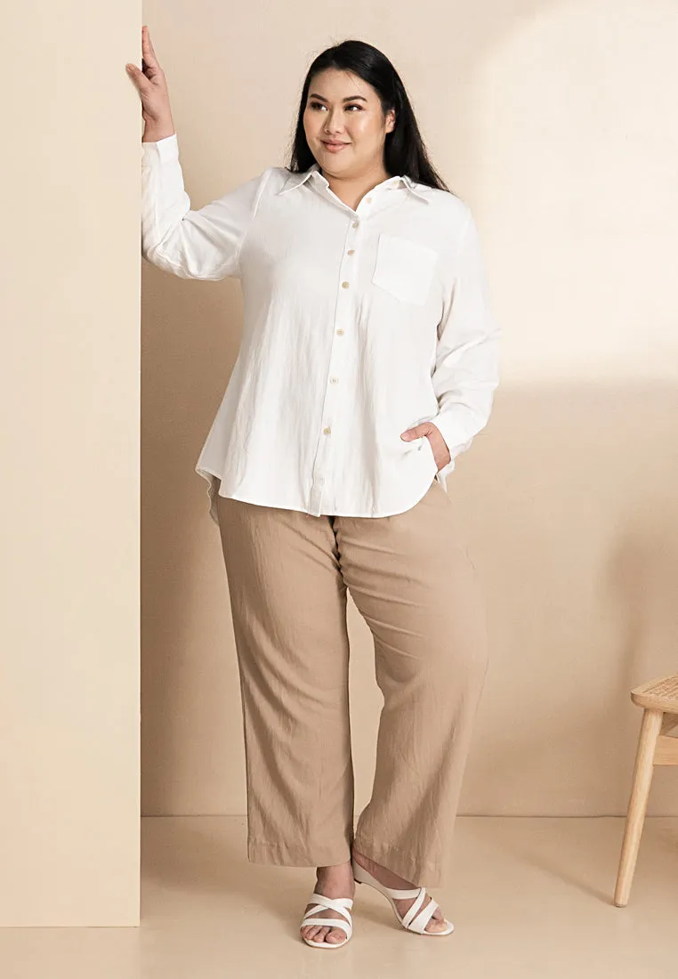 Laine Linen Drawstring Pants