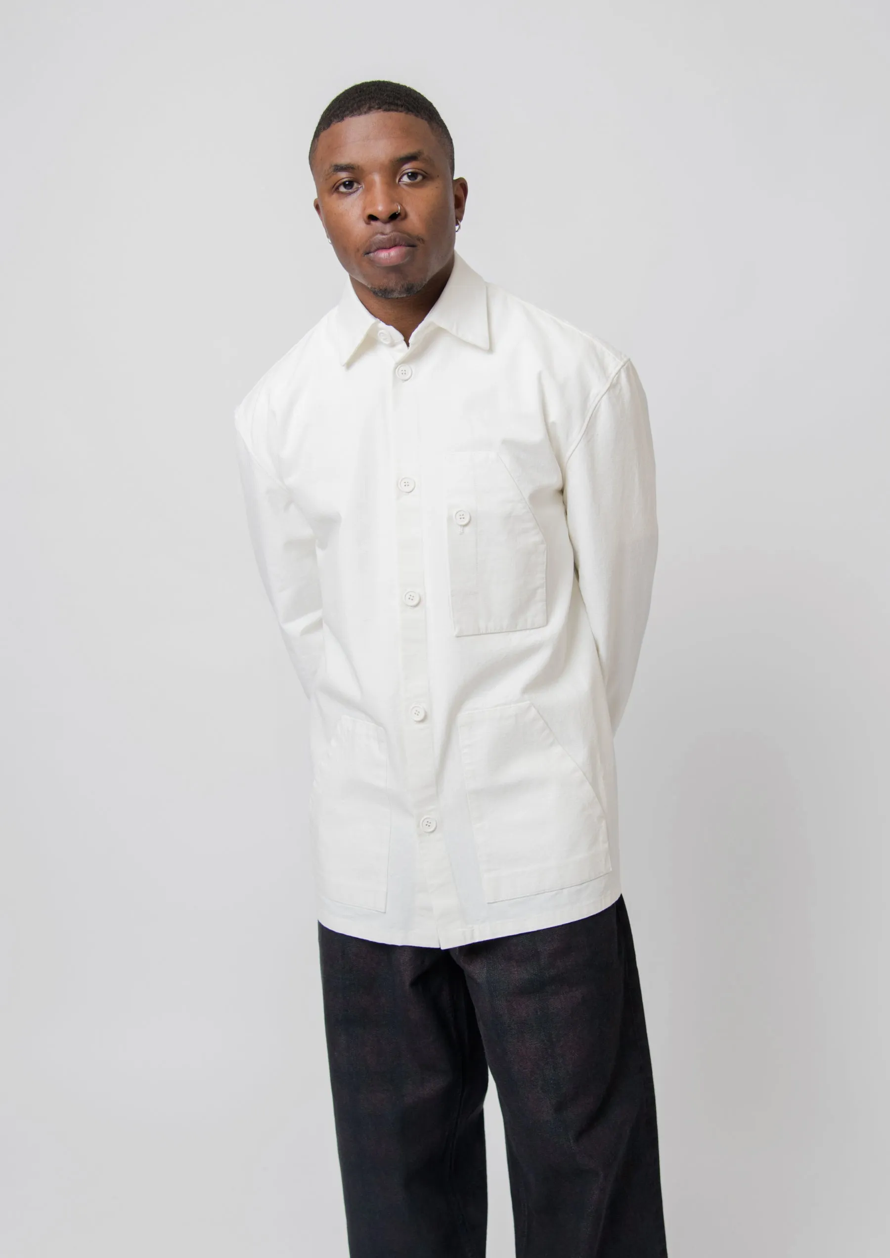Lounge Overshirt Ivory