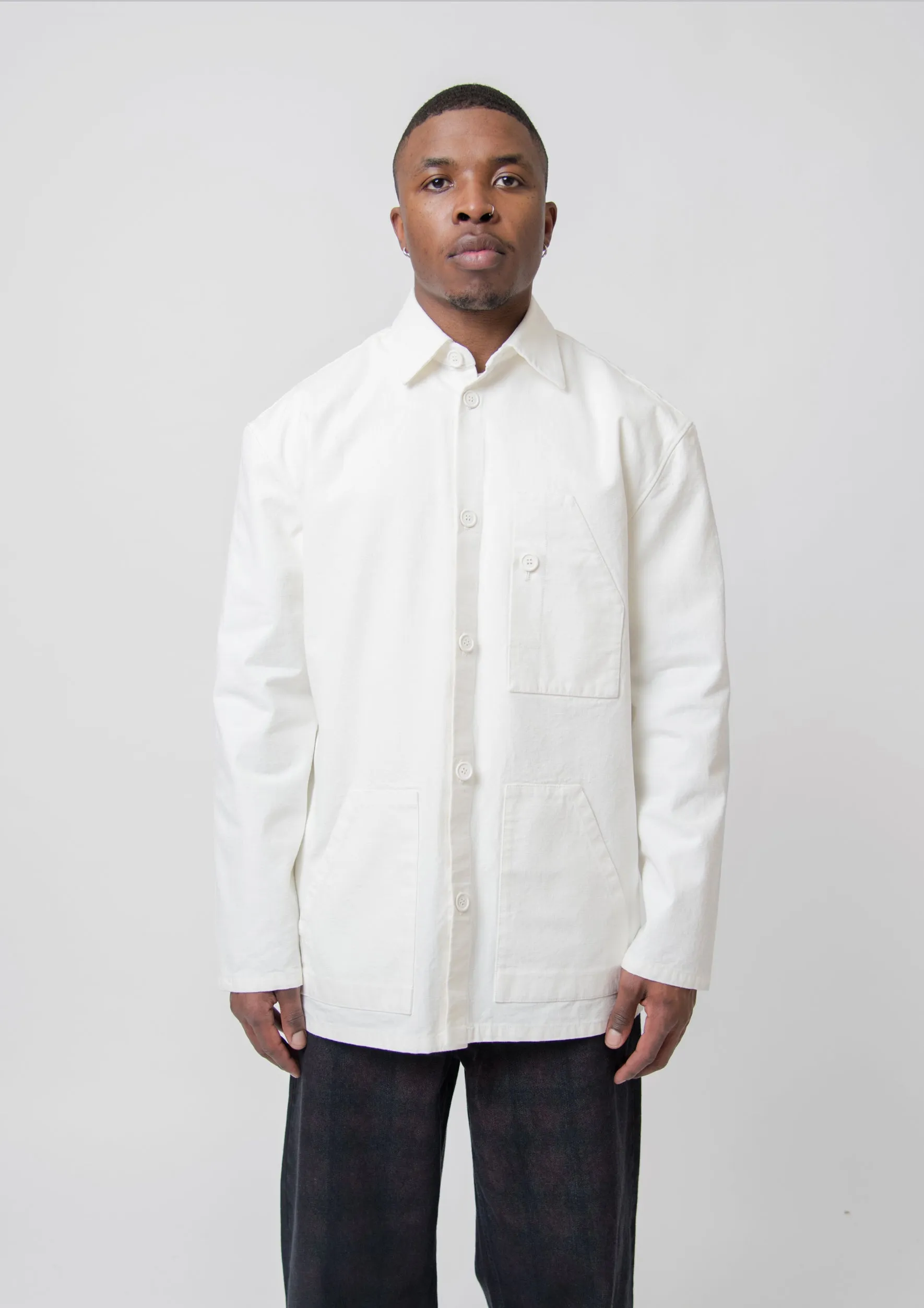 Lounge Overshirt Ivory