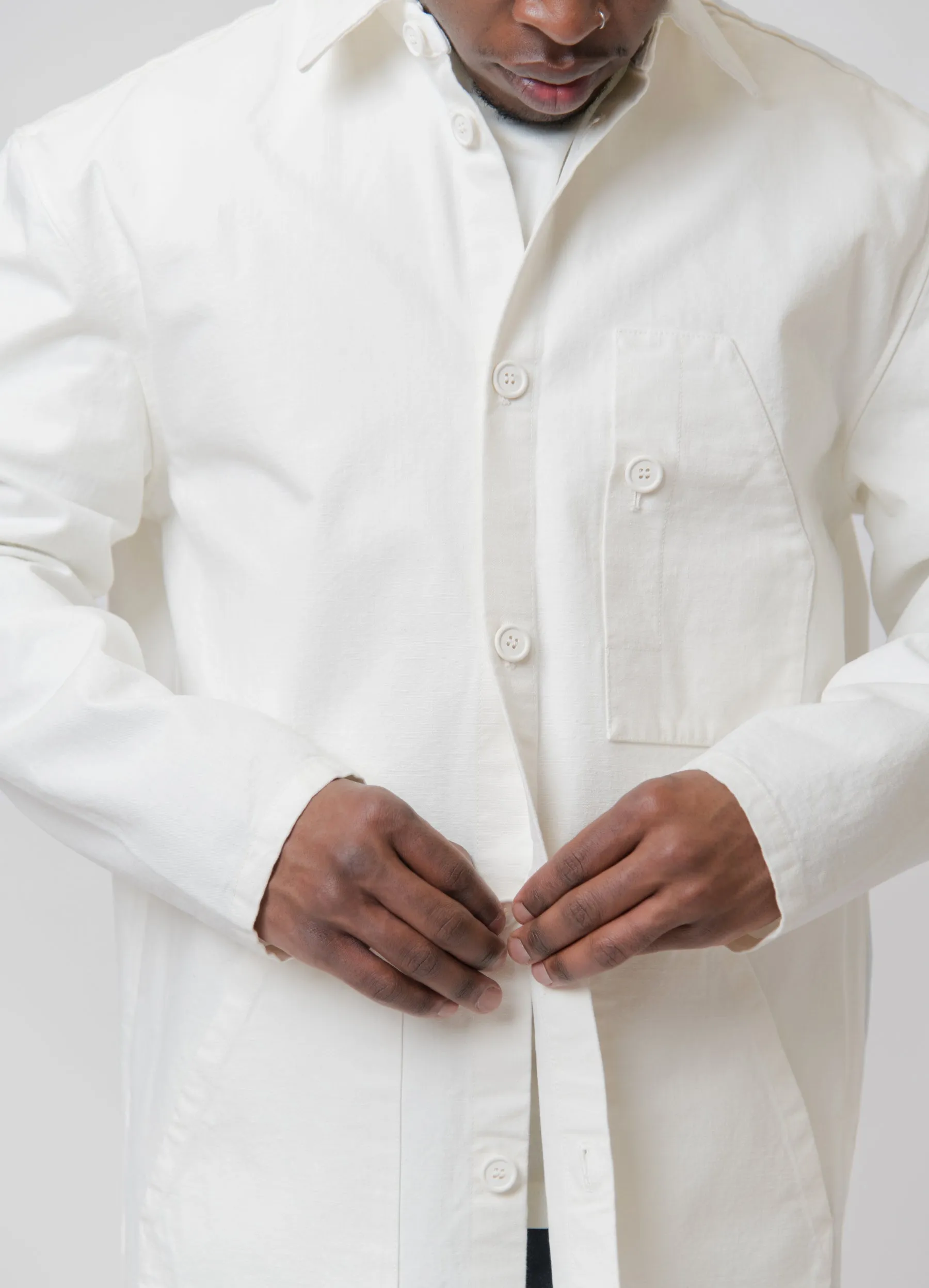 Lounge Overshirt Ivory