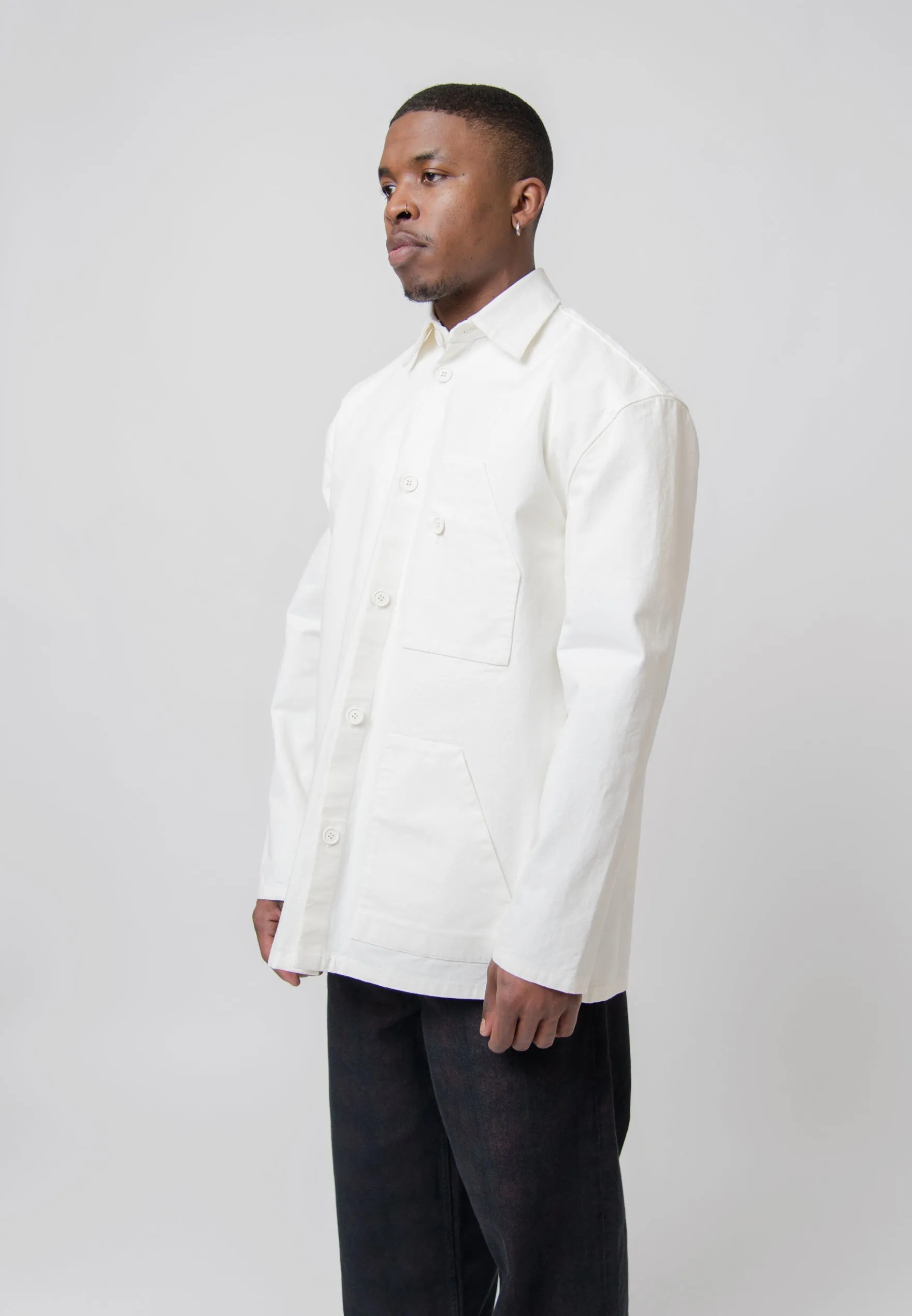 Lounge Overshirt Ivory
