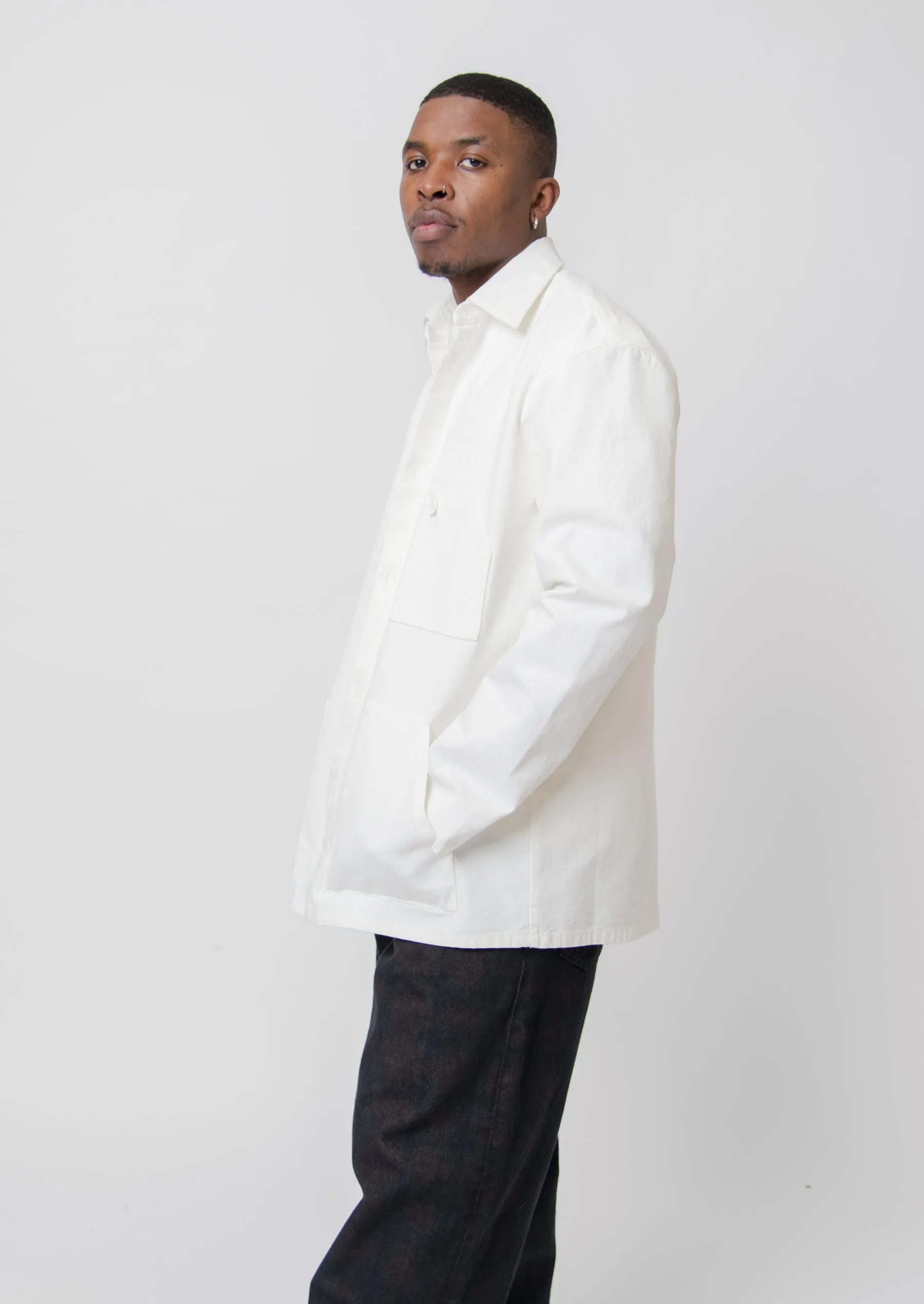 Lounge Overshirt Ivory