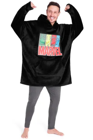Marvel Mens Hoodies - Fleece Hoodie Blanket, Avengers Gifts for Men