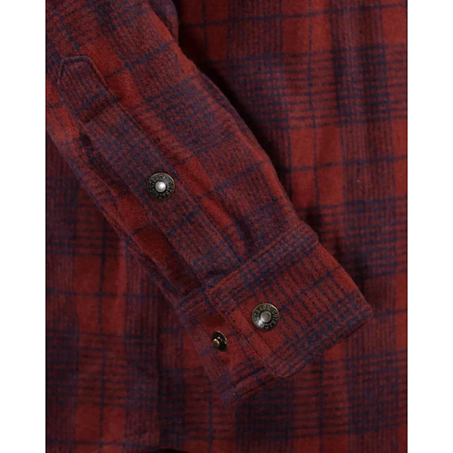 Outback Trading Mens Clyde Big Shirt - Red