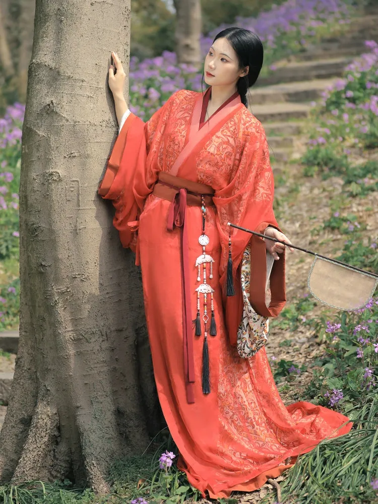 Pan Lóng 蟠龙 Coiled Dragon Warring States Mashan Tomb Restoration Unisex Zhiju Robe