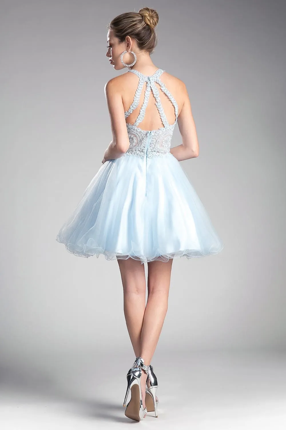 Sage Queen Tulle Short Dress