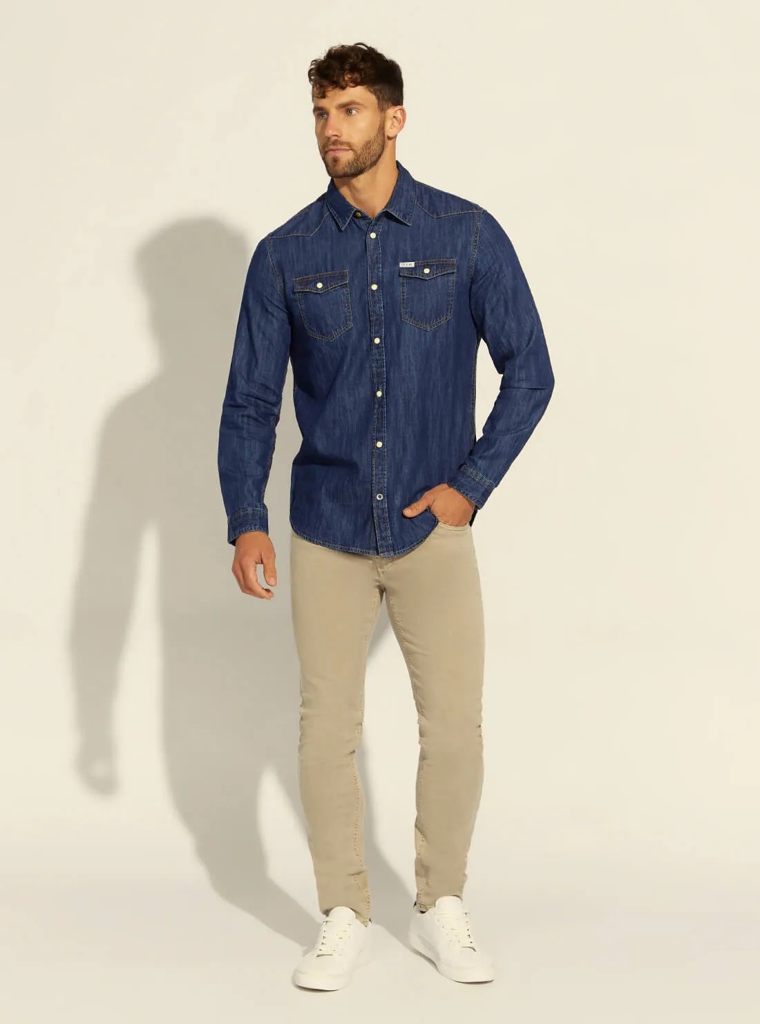 Tahoe Deep Blue Truckee Denim Shirt