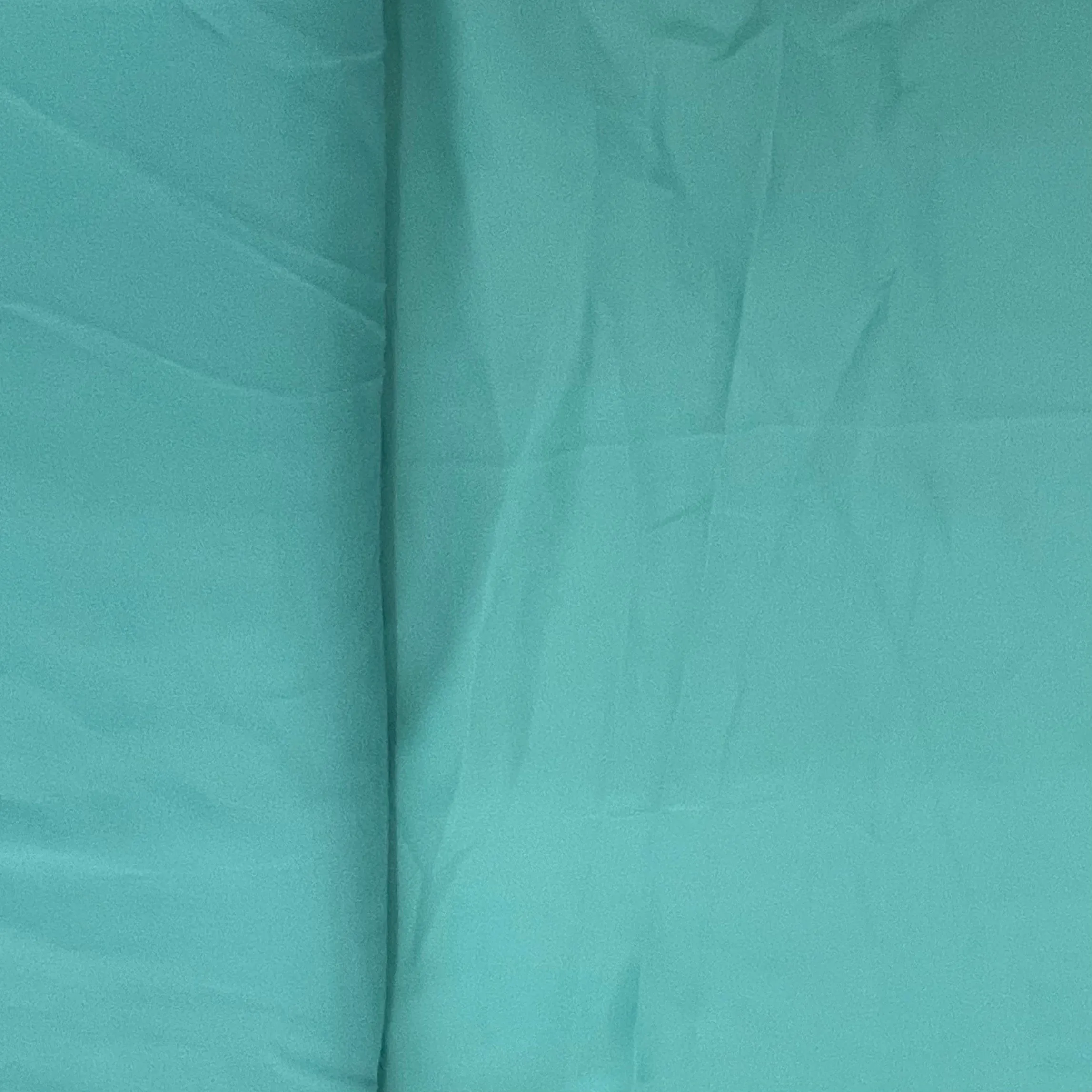 Turquoise Green Solid Georgette Fabric